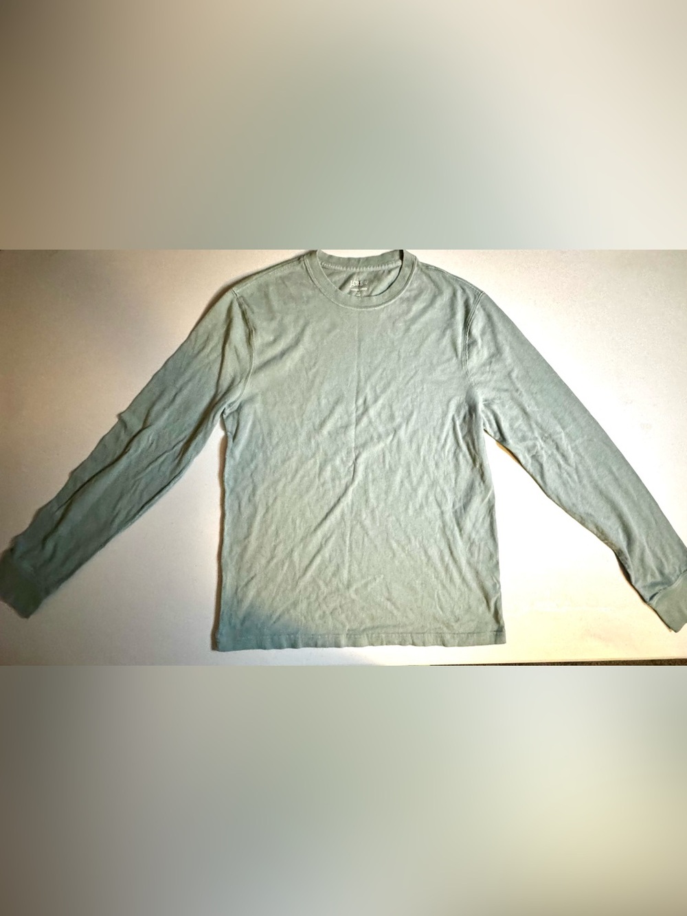 J. Crew Vintage Long Sleeve Medium Men’s Tee in Sage Green